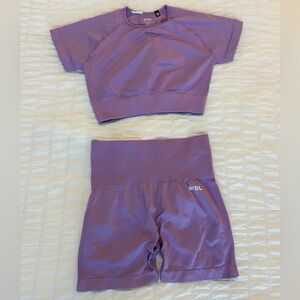 AYBL Lavender Workout Set only worn twice!